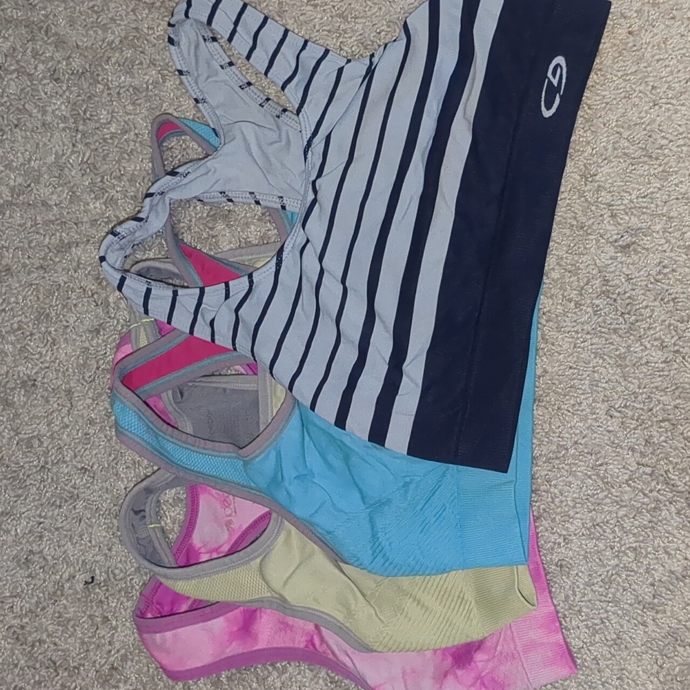 Racerback Sports Bra Bundle 4PC - Small